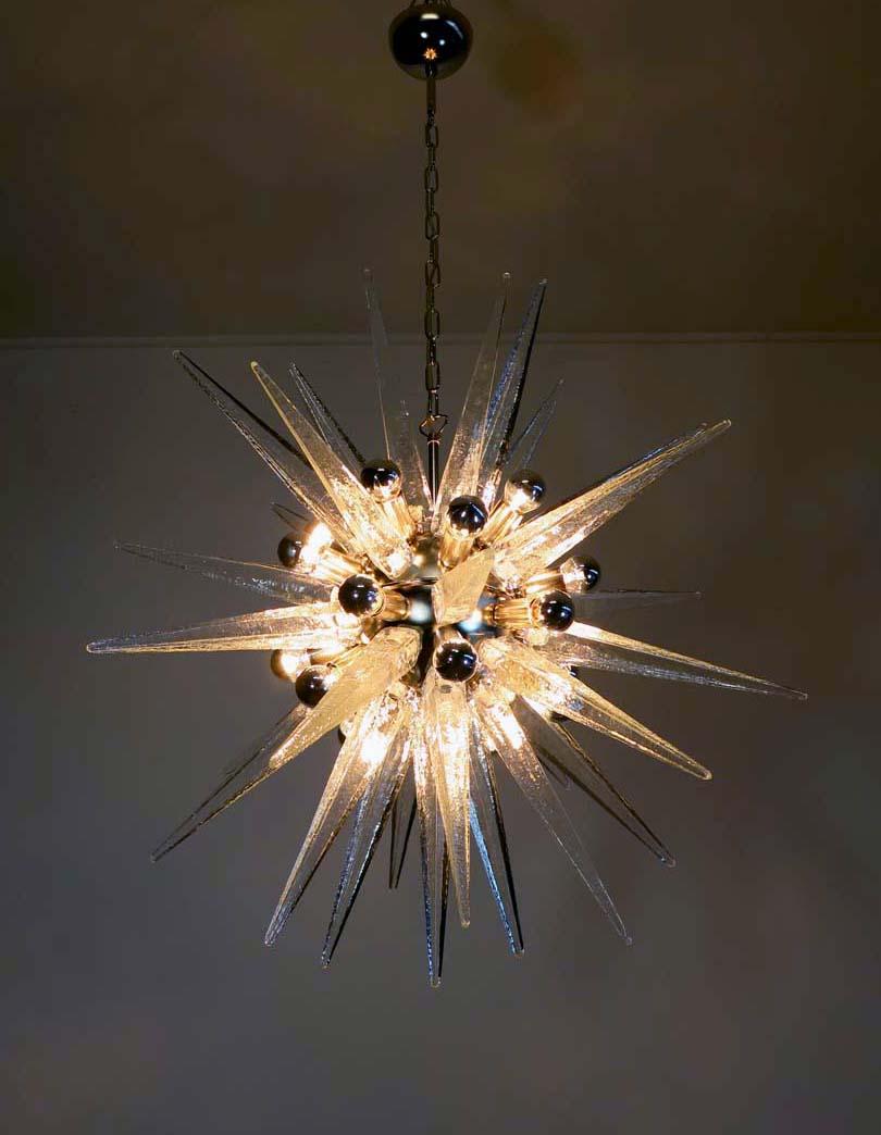 Exceptional Murano Glass Sputnik Chandelier In Good Condition For Sale In Gaiarine Frazione Francenigo (TV), IT