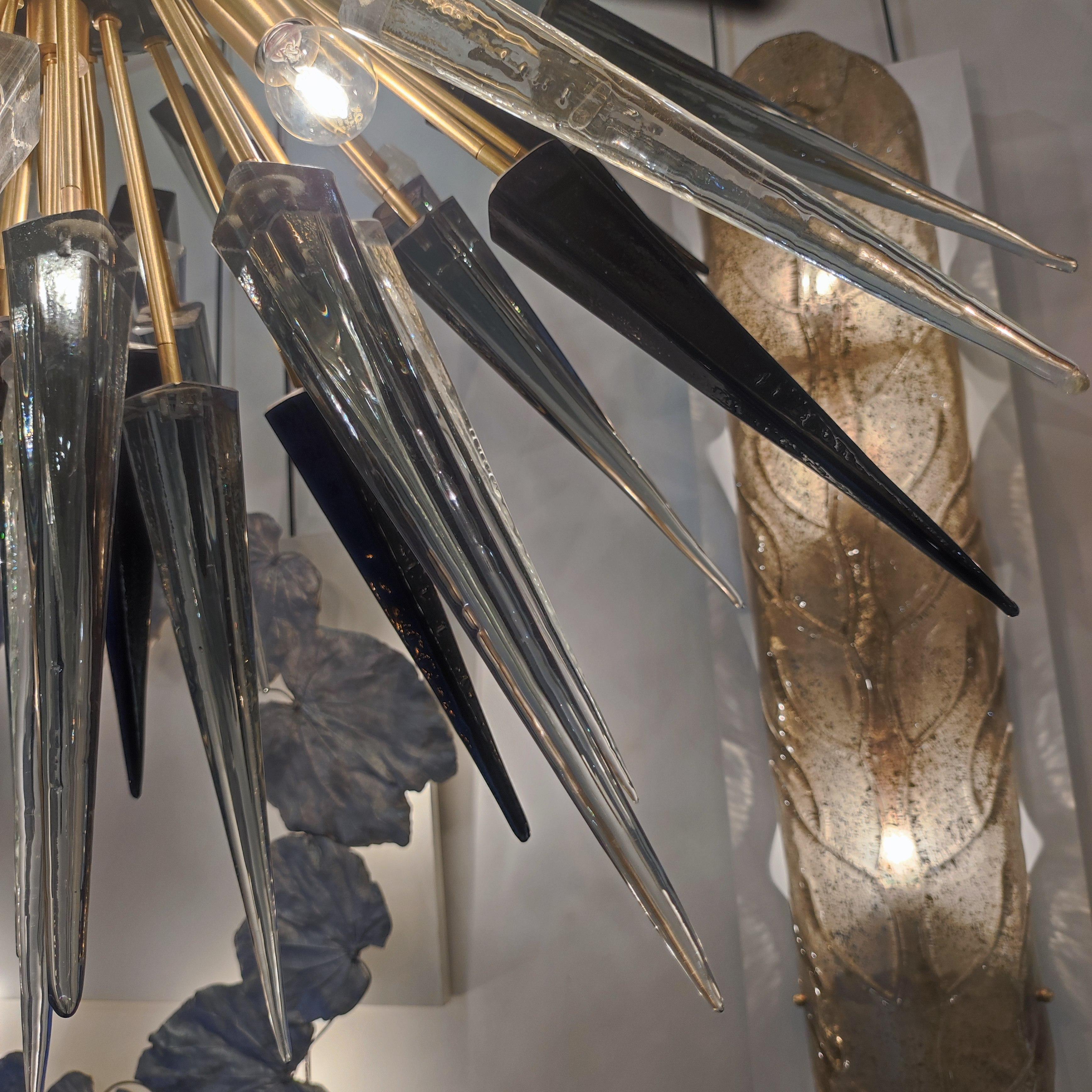 Außergewöhnlicher Sputnik-Kronleuchter aus Murano-Glas im Angebot 2