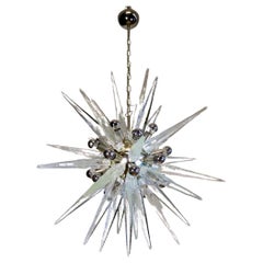 Vintage Exceptional Murano Glass Sputnik Chandelier