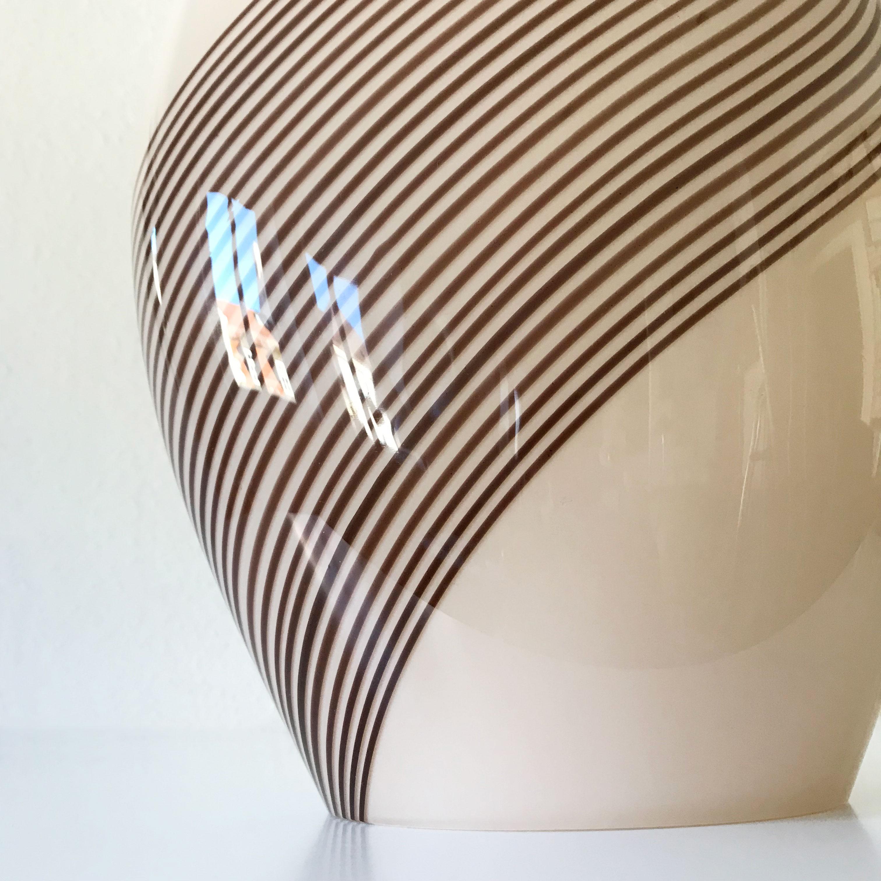 Excepcional lámpara de sobremesa de cristal de Murano de Lino Tagliapietra para Effetre Años 80 Italia en venta 6