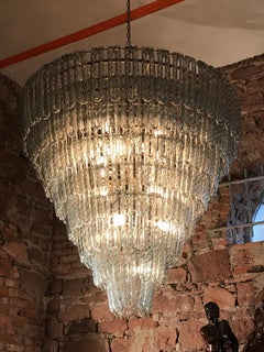 Exceptional Murano Venini Chandelier