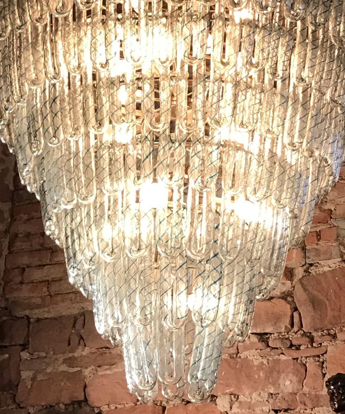 Exceptionnel lustre Venini en Murano Bon état - En vente à Mondorf les Bains, LU