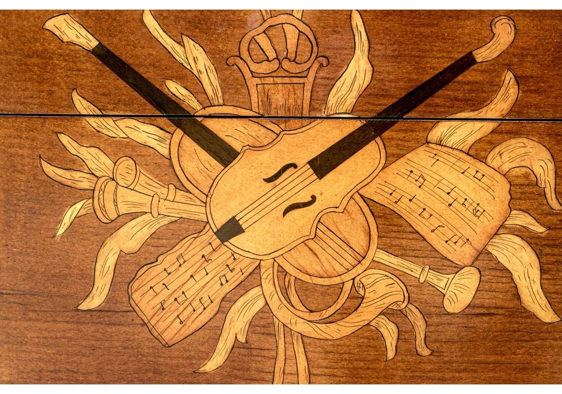 Exceptional Napoleon III Style Inlaid Chest With Musical Theme 5