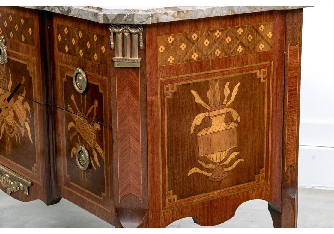 Exceptional Napoleon III Style Inlaid Chest With Musical Theme 1