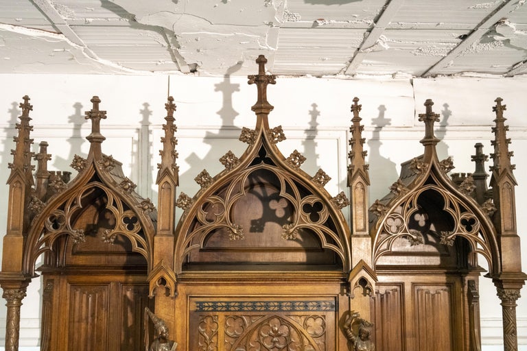 Exceptional Neo Gothic Dining Room Set For Sale at 1stDibs