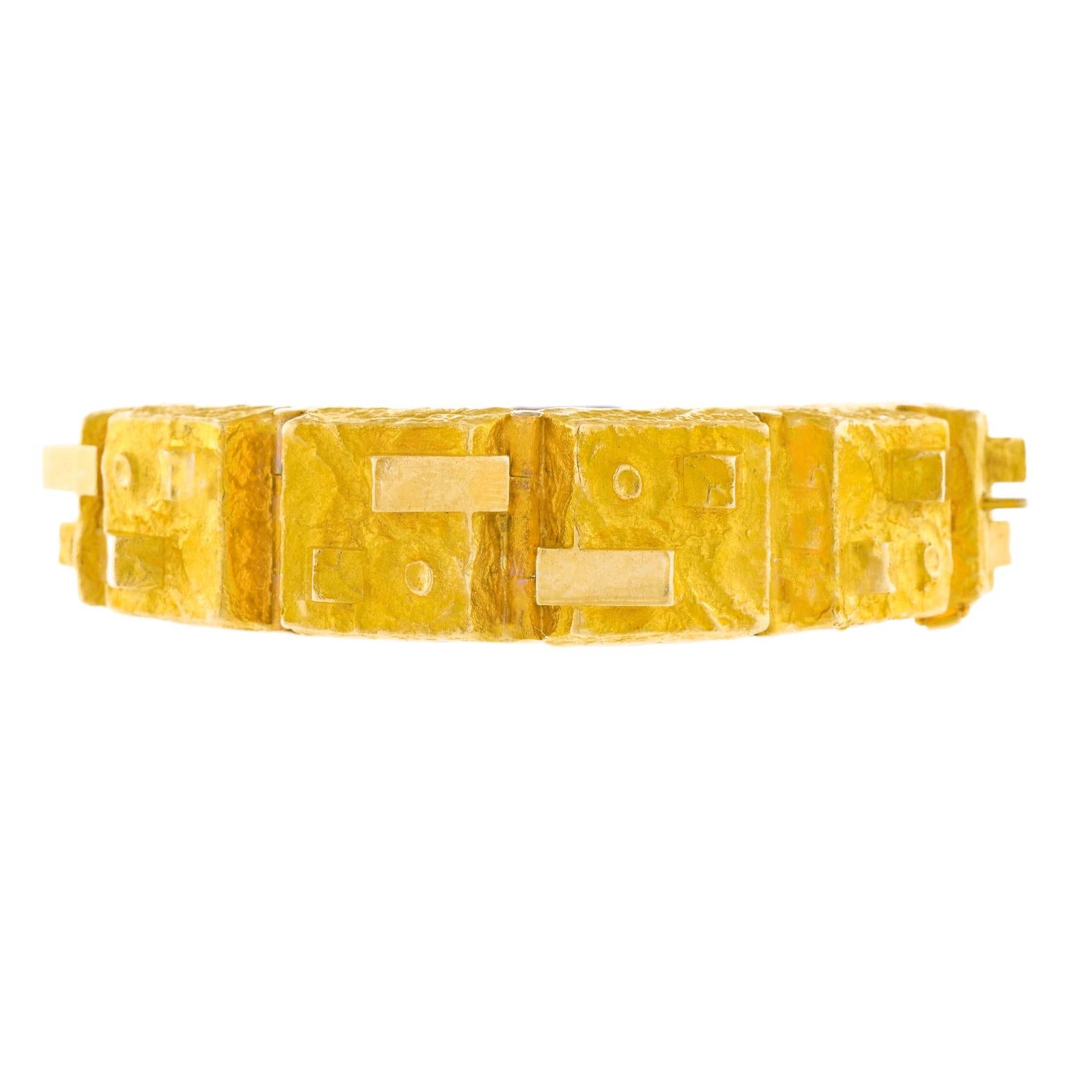 Nils Westerback Bracelet exceptionnel en or en vente 8