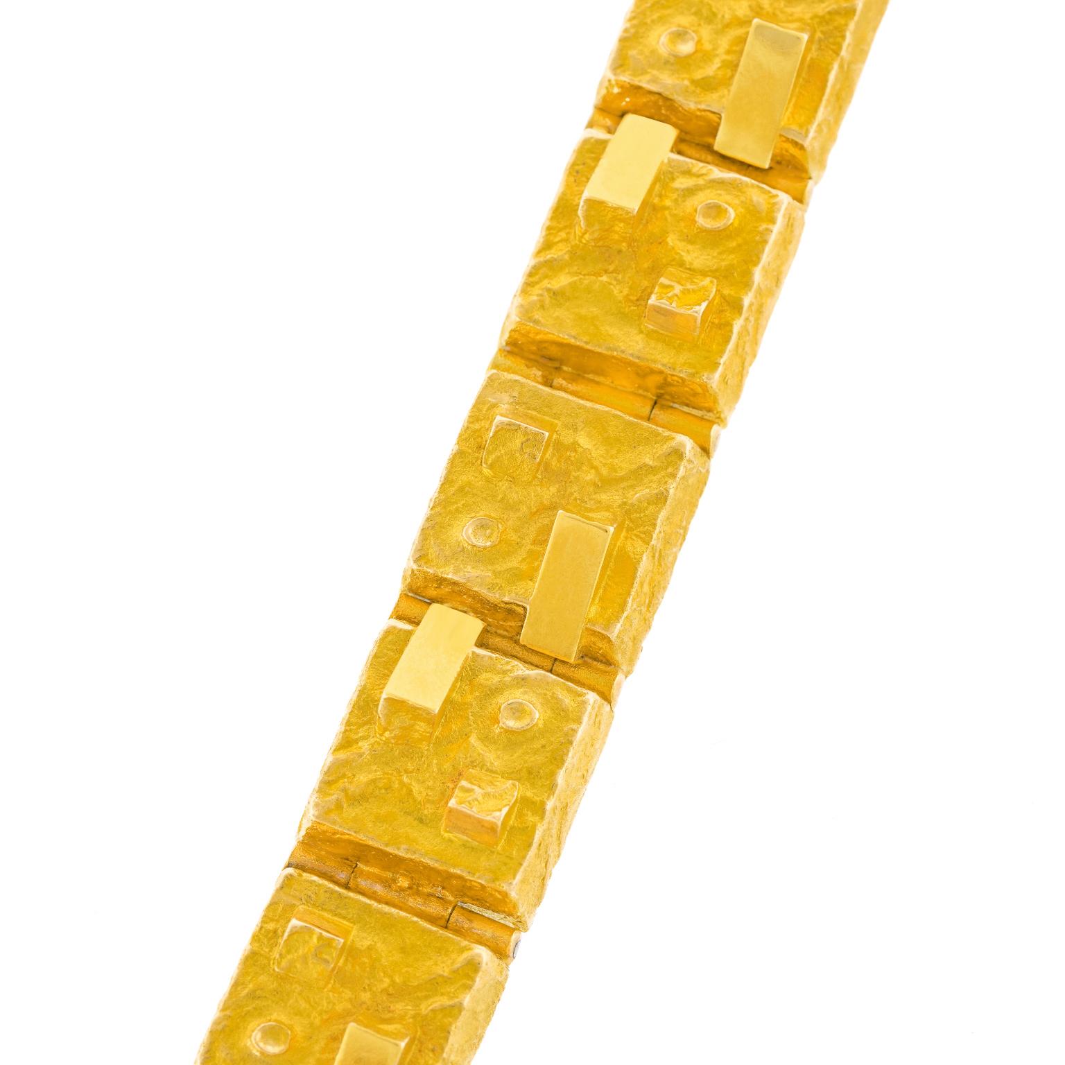 Nils Westerback Bracelet exceptionnel en or en vente 3