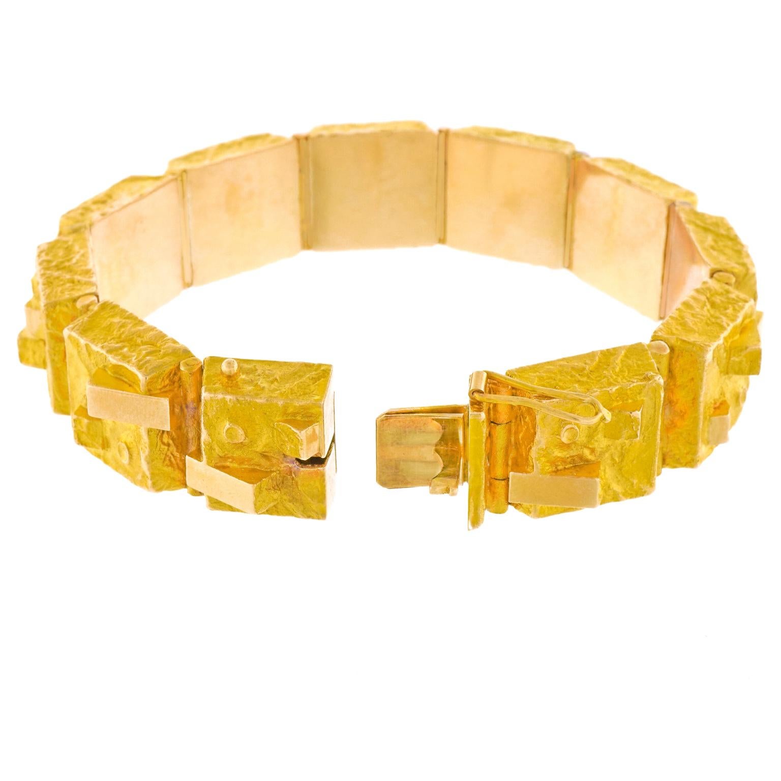 Nils Westerback Bracelet exceptionnel en or en vente 5