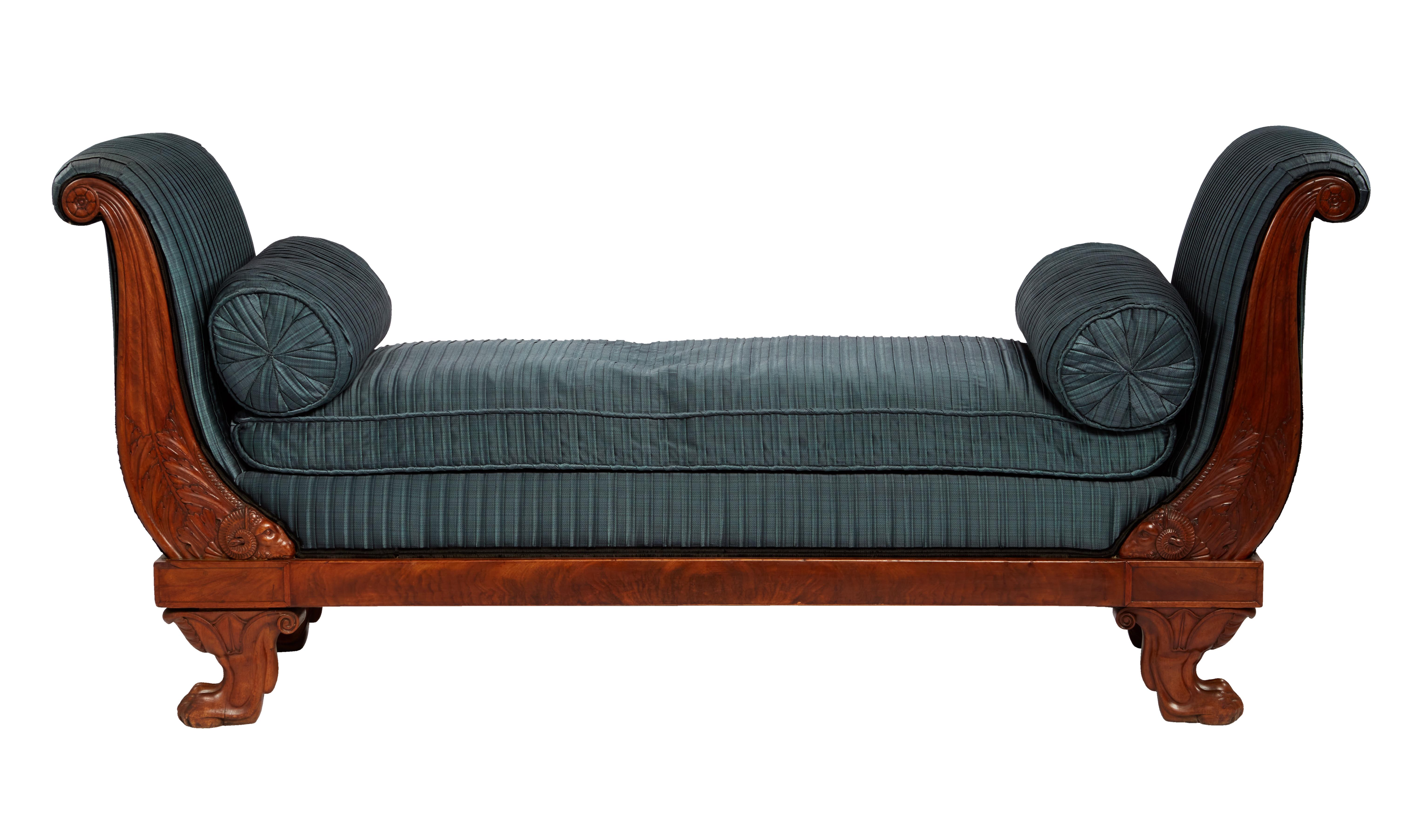 Exceptional Northern European Empire Daybed In Good Condition For Sale In Lyndhurst, NJ