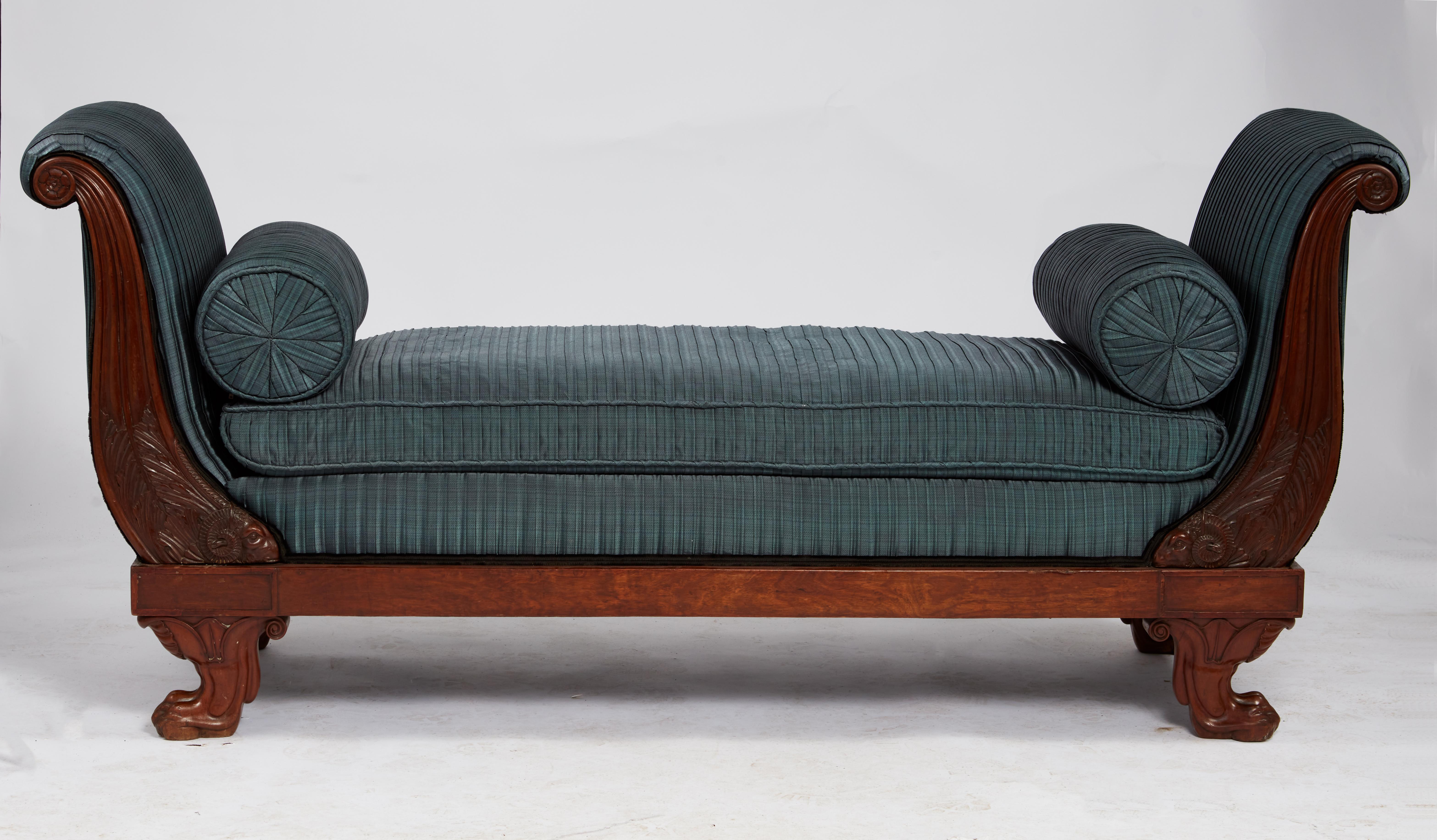 Early 19th Century Exceptional Northern European Empire Daybed For Sale
