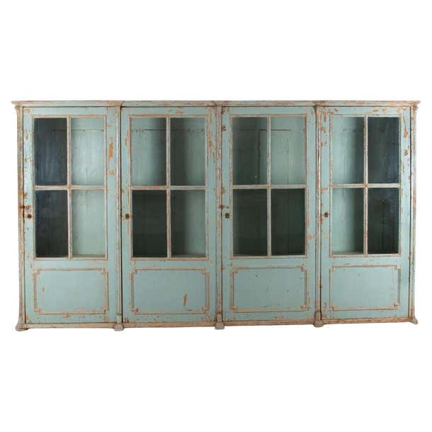 Exceptional Northern Italian Shop Display Cabinet For Sale at 1stDibs