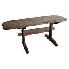 Exceptional Norwegian Trestle Table ca 1760s