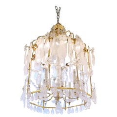 Exceptionnel de  lanternes en cristal de roche H120cm L80cm