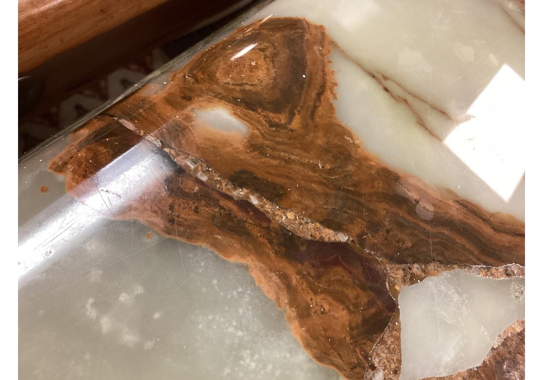 Außergewöhnlicher Konsolentisch aus Onyx im Angebot 6