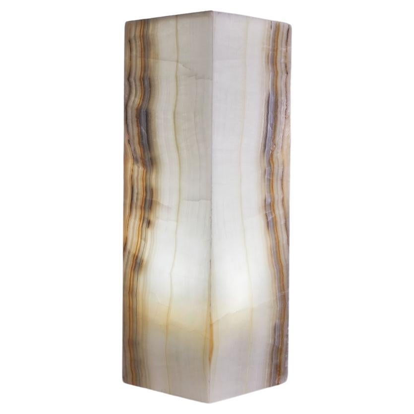 Exceptional Onyx lamp For Sale