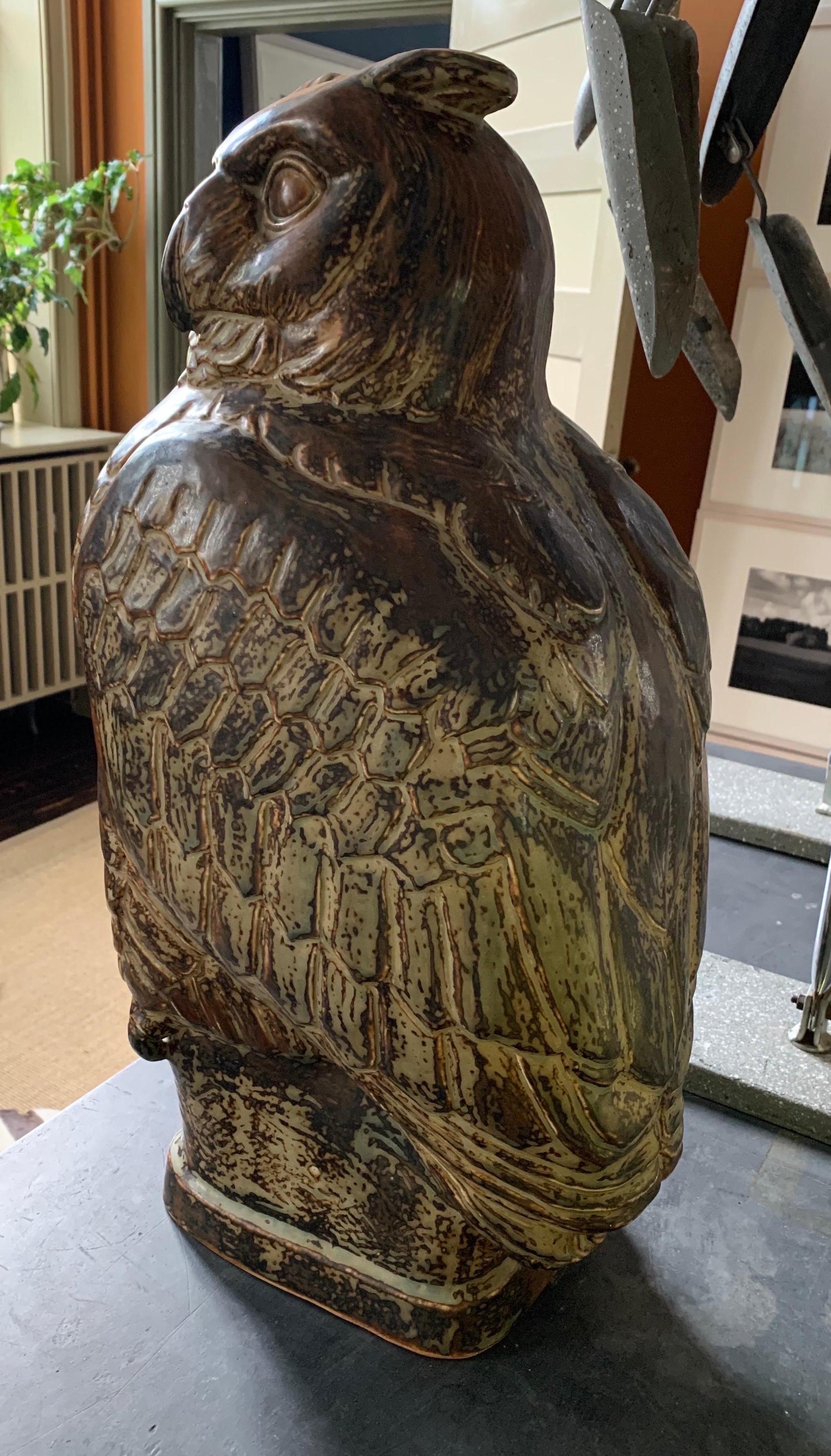 Eccezionale gufo di Knud Kyhn per Royal Copenhagen 1965 In condizioni buone in vendita a Hellerup, DK