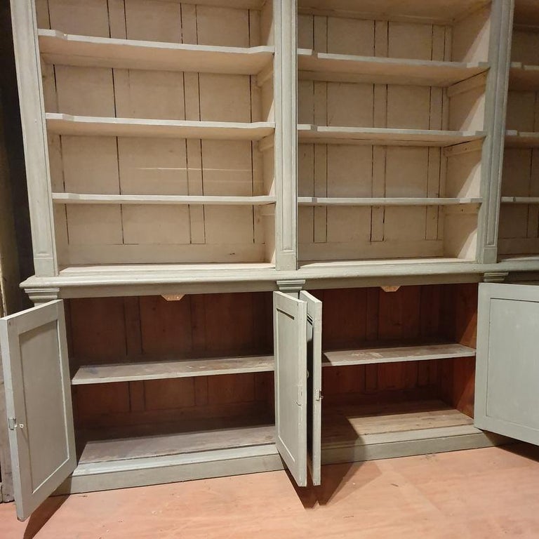 Exceptional Painted Irish Bookcase at 1stDibs