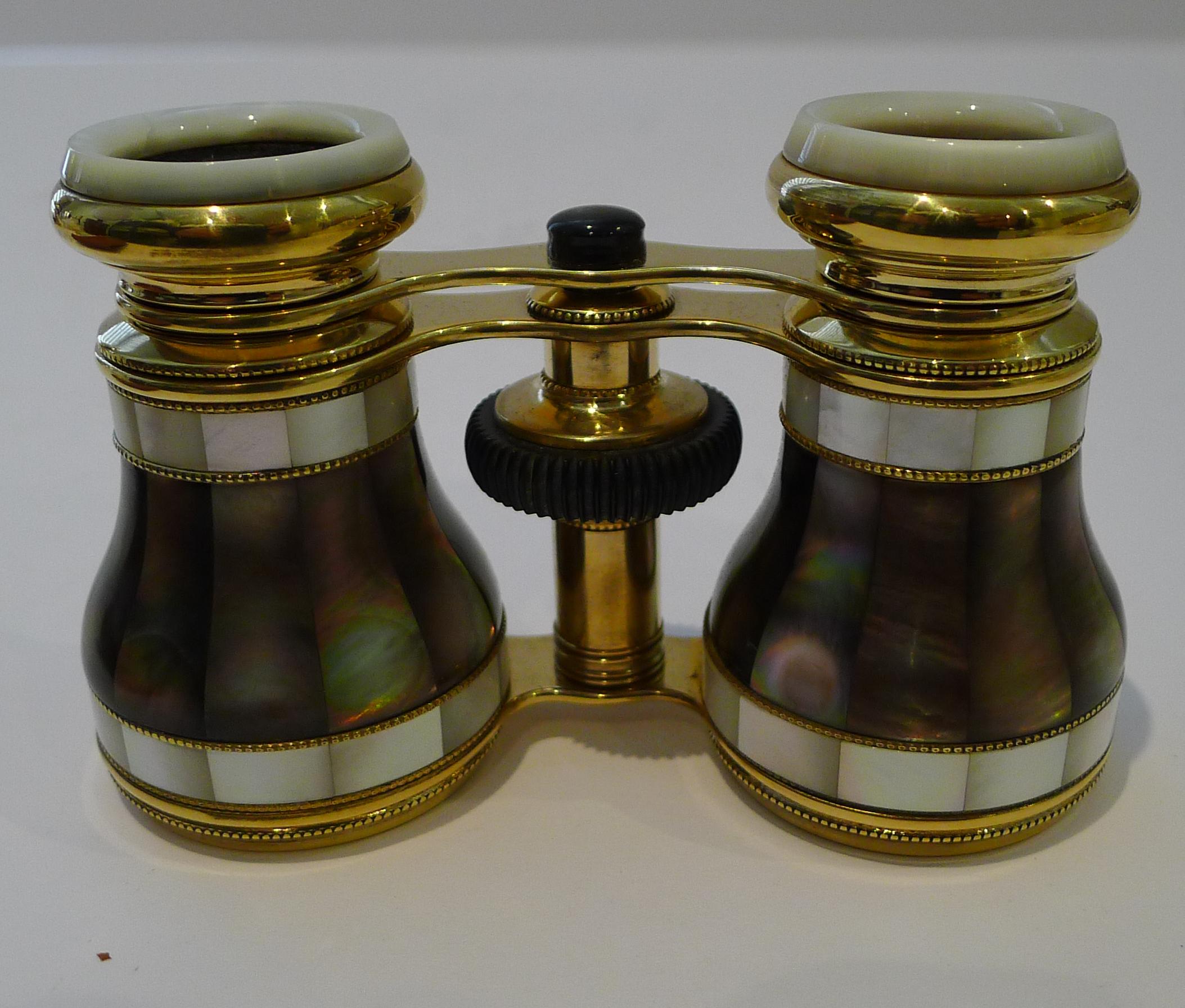 Early 20th Century Exceptional Pair Antique Opera Glasses by Colmont, Paris