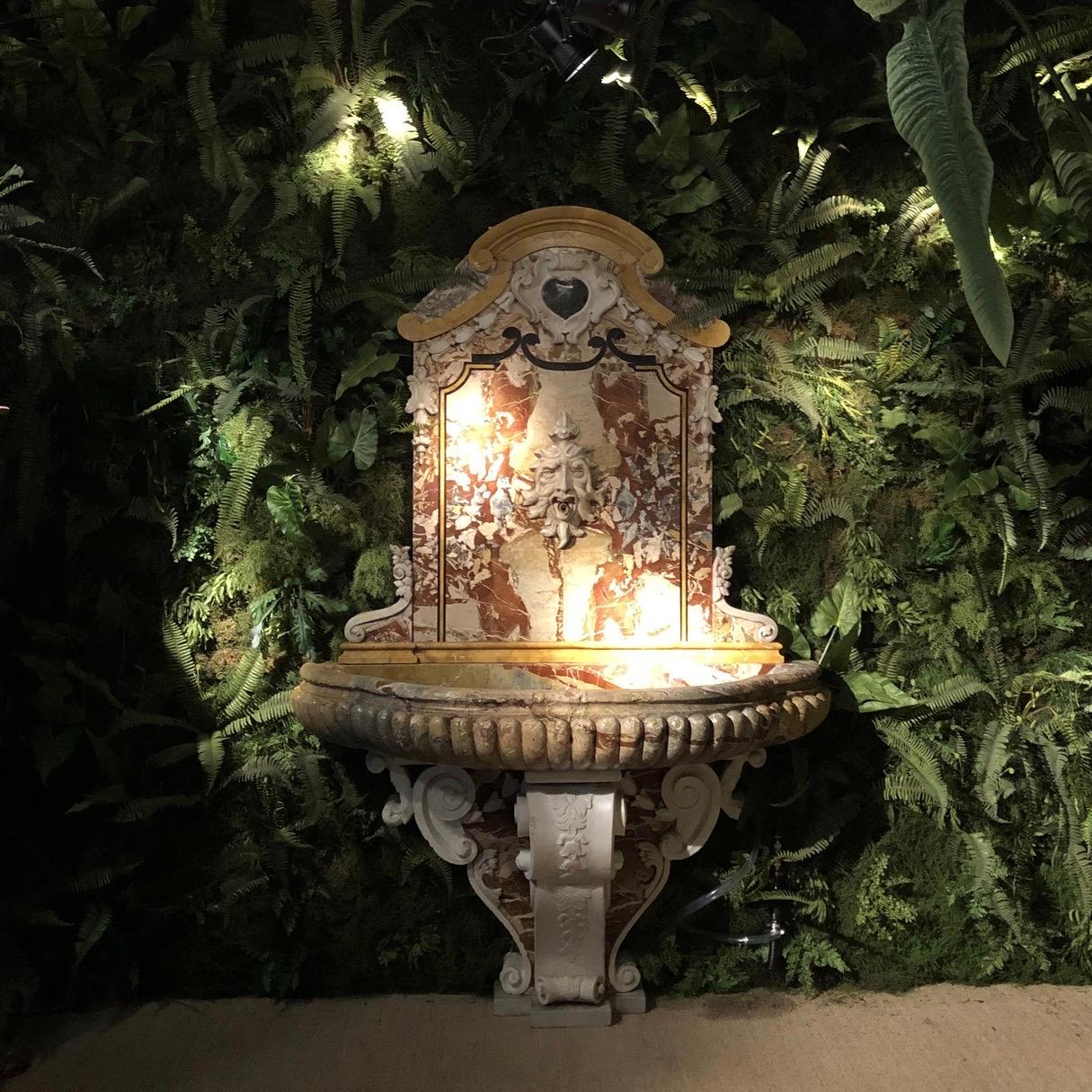 Baroque Exceptional Pair Italian Antique Marble Wall Fountains For Sale