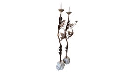 Exceptional Pair Of 17th Century Italian Piques Cierges