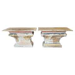 Antique Exceptional Pair Of 18th Century Italian Altars