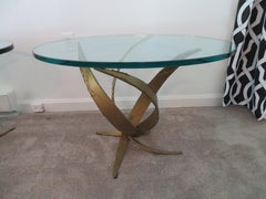 Exceptional Pair of Brutalist Side End Tables Silas Seandel style Mid-Century