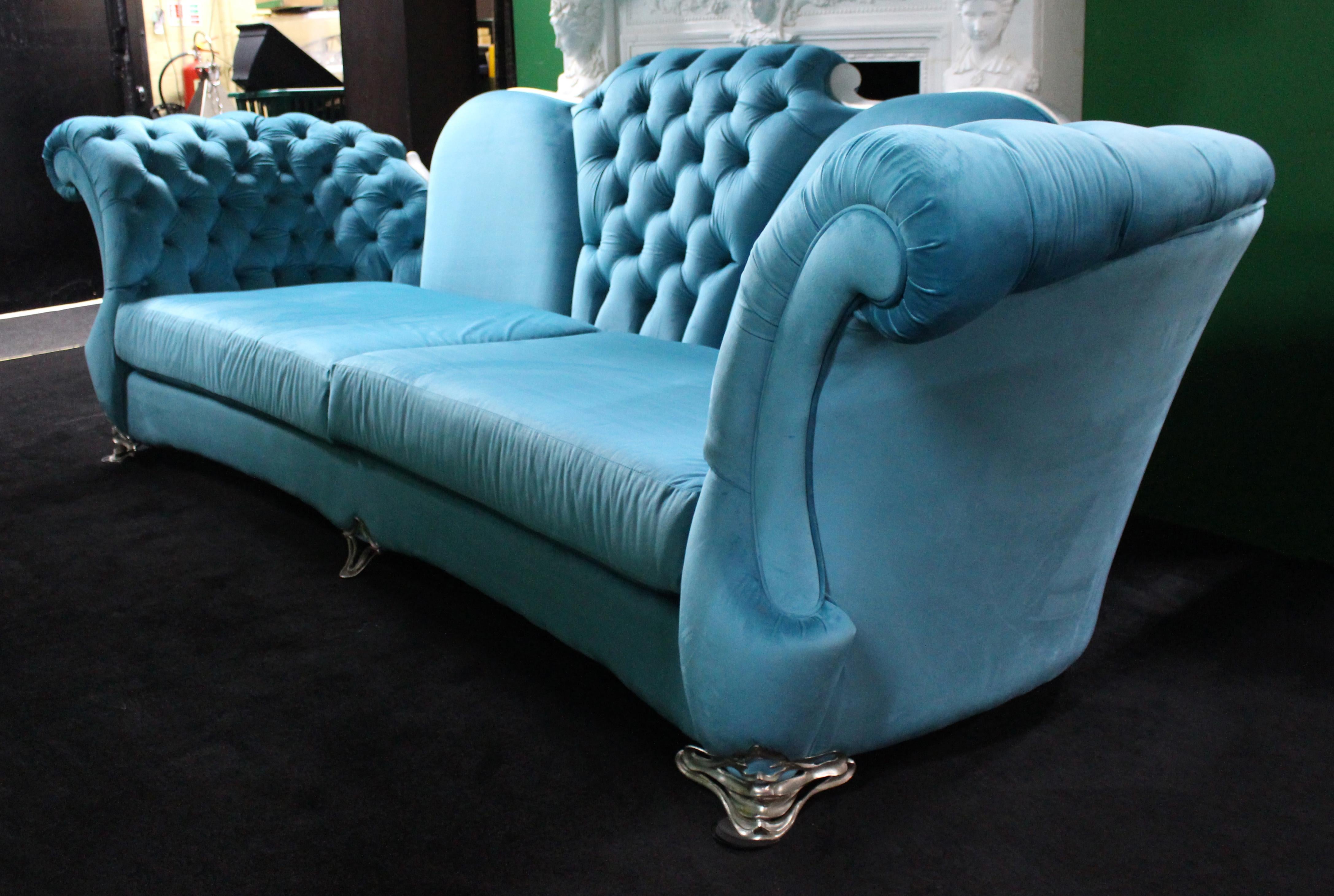 Außergewöhnliches Paar 'Schmetterlings'-Sofas von Mantellassi 1926 im Angebot 7