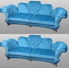 Exceptional Pair of ‘Butterfly’ Sofas by Mantellassi 1926