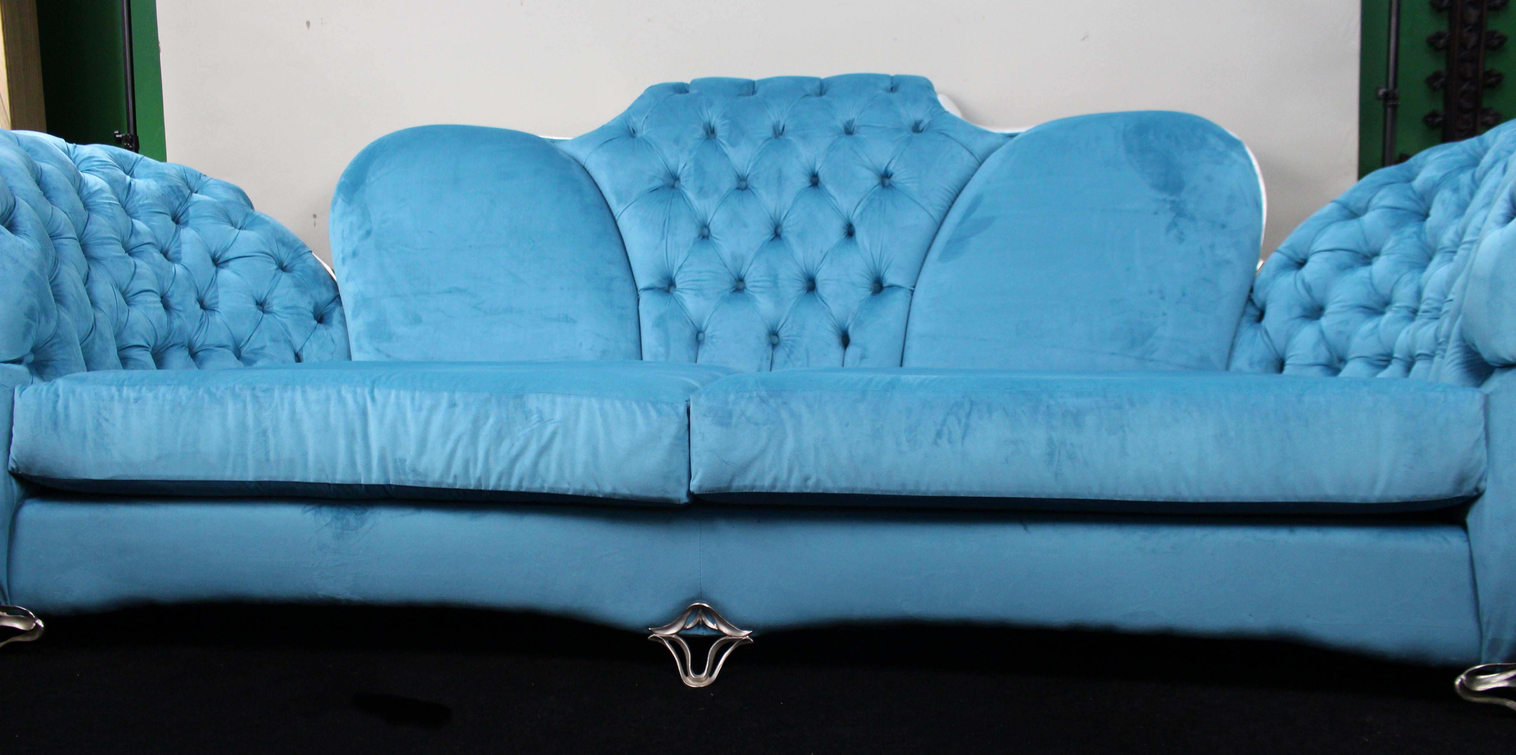 Außergewöhnliches Paar 'Schmetterlings'-Sofas von Mantellassi 1926 (Polster) im Angebot