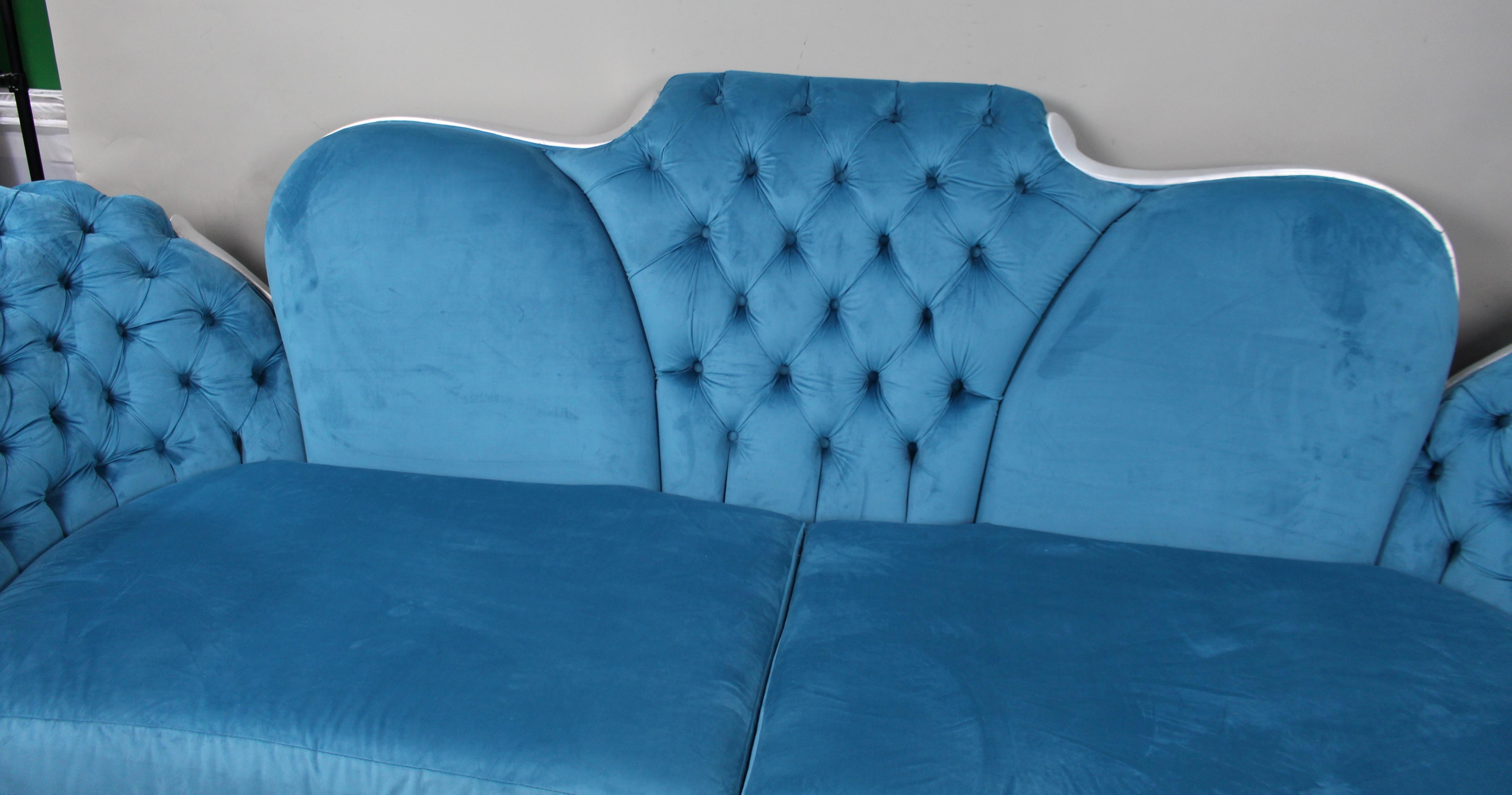 Außergewöhnliches Paar 'Schmetterlings'-Sofas von Mantellassi 1926 im Angebot 3