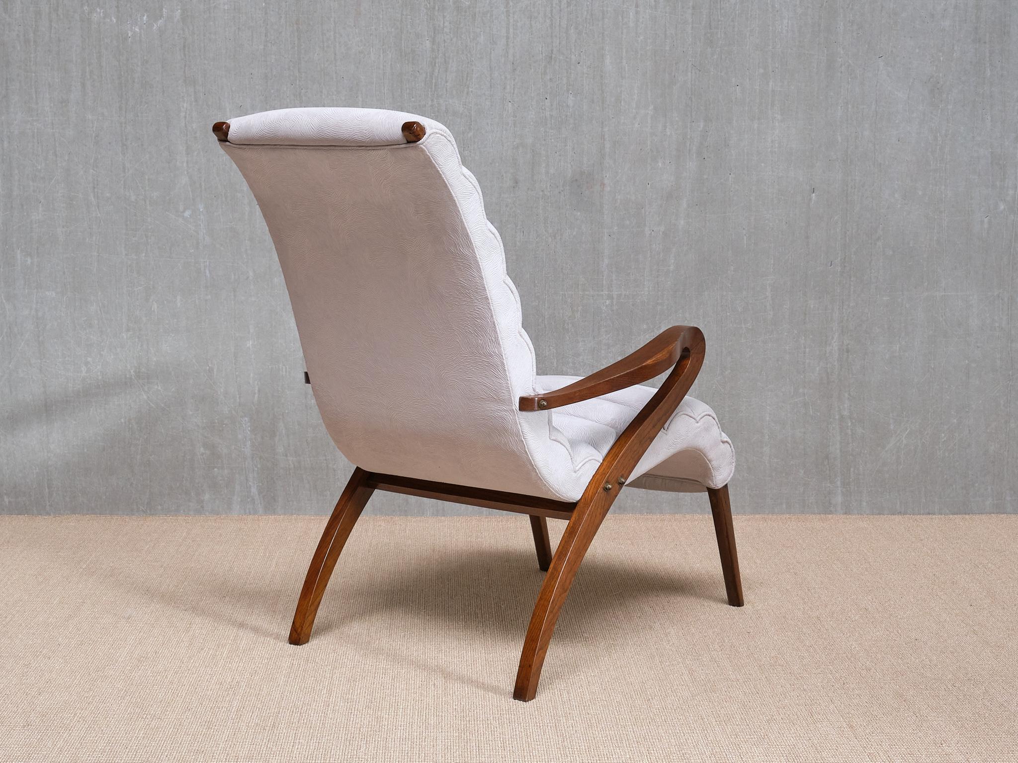 Exceptionnelle paire de fauteuils attribués à Carlo Enrico Rava, Italie, années 1940 en vente 3