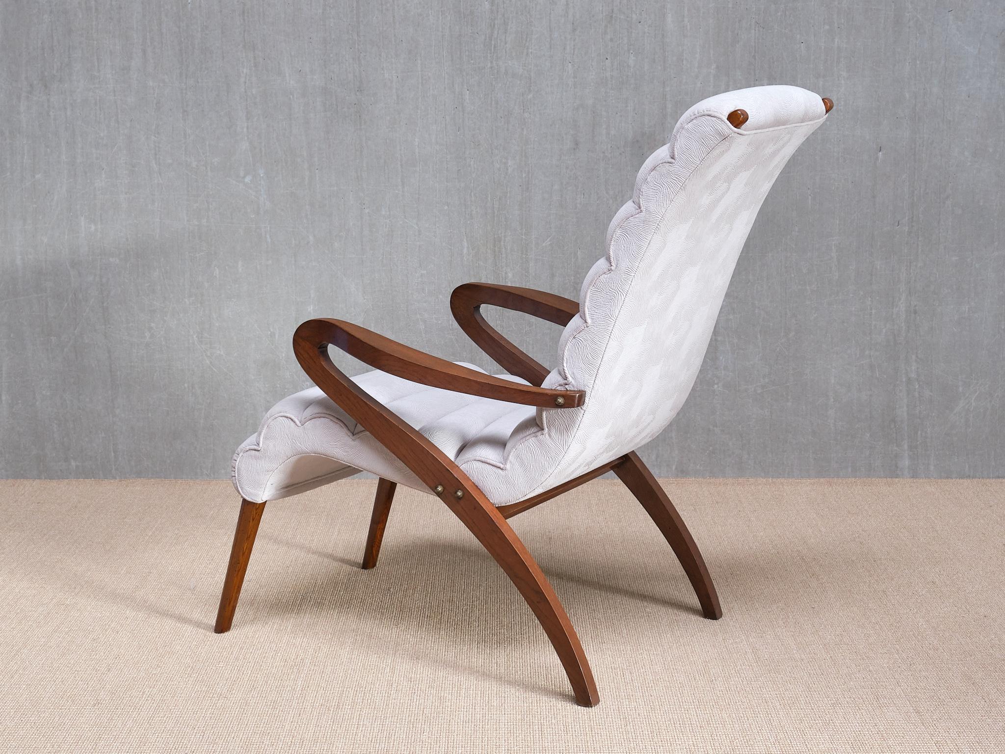 Exceptionnelle paire de fauteuils attribués à Carlo Enrico Rava, Italie, années 1940 en vente 4