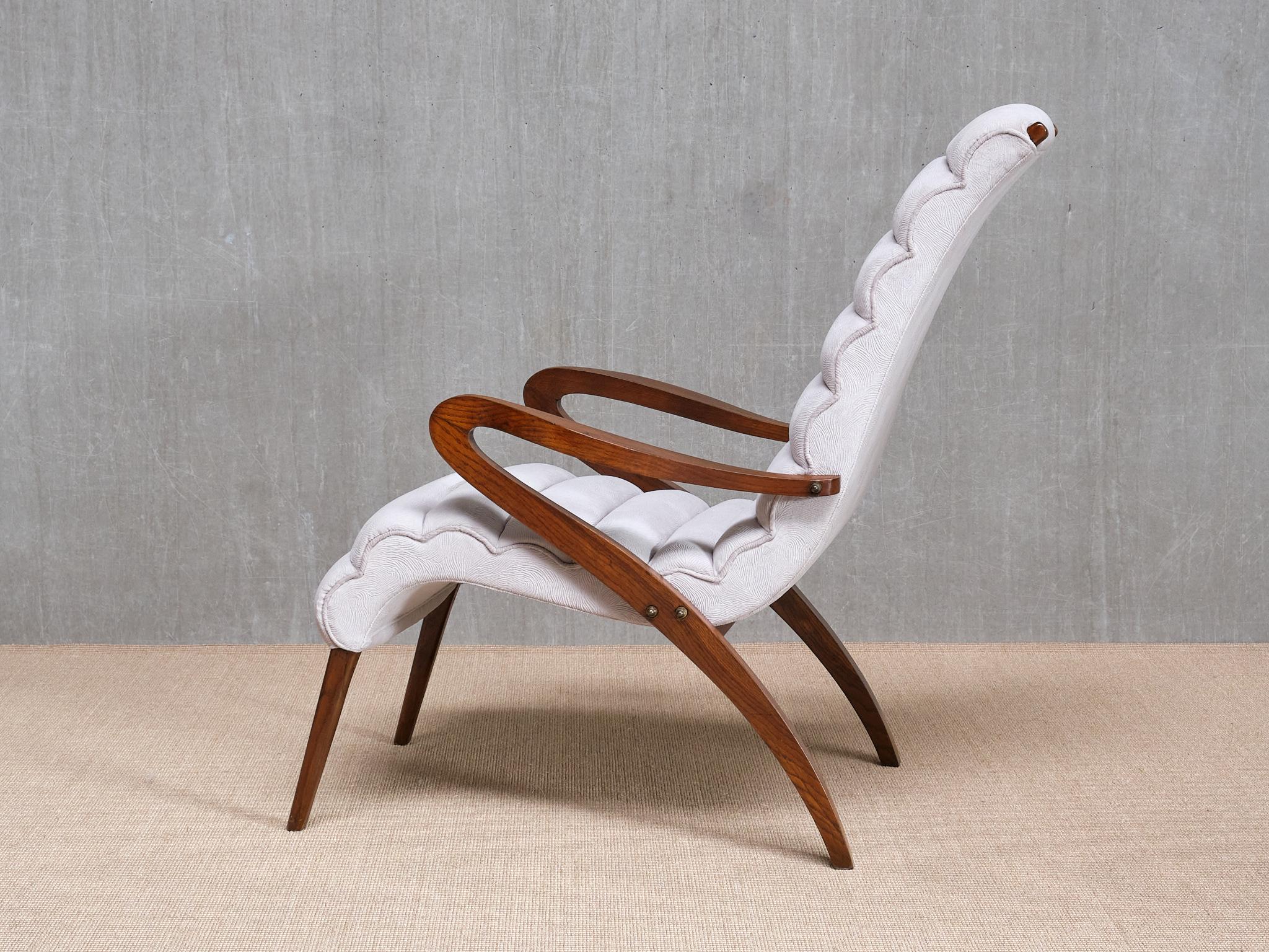 Exceptionnelle paire de fauteuils attribués à Carlo Enrico Rava, Italie, années 1940 en vente 5