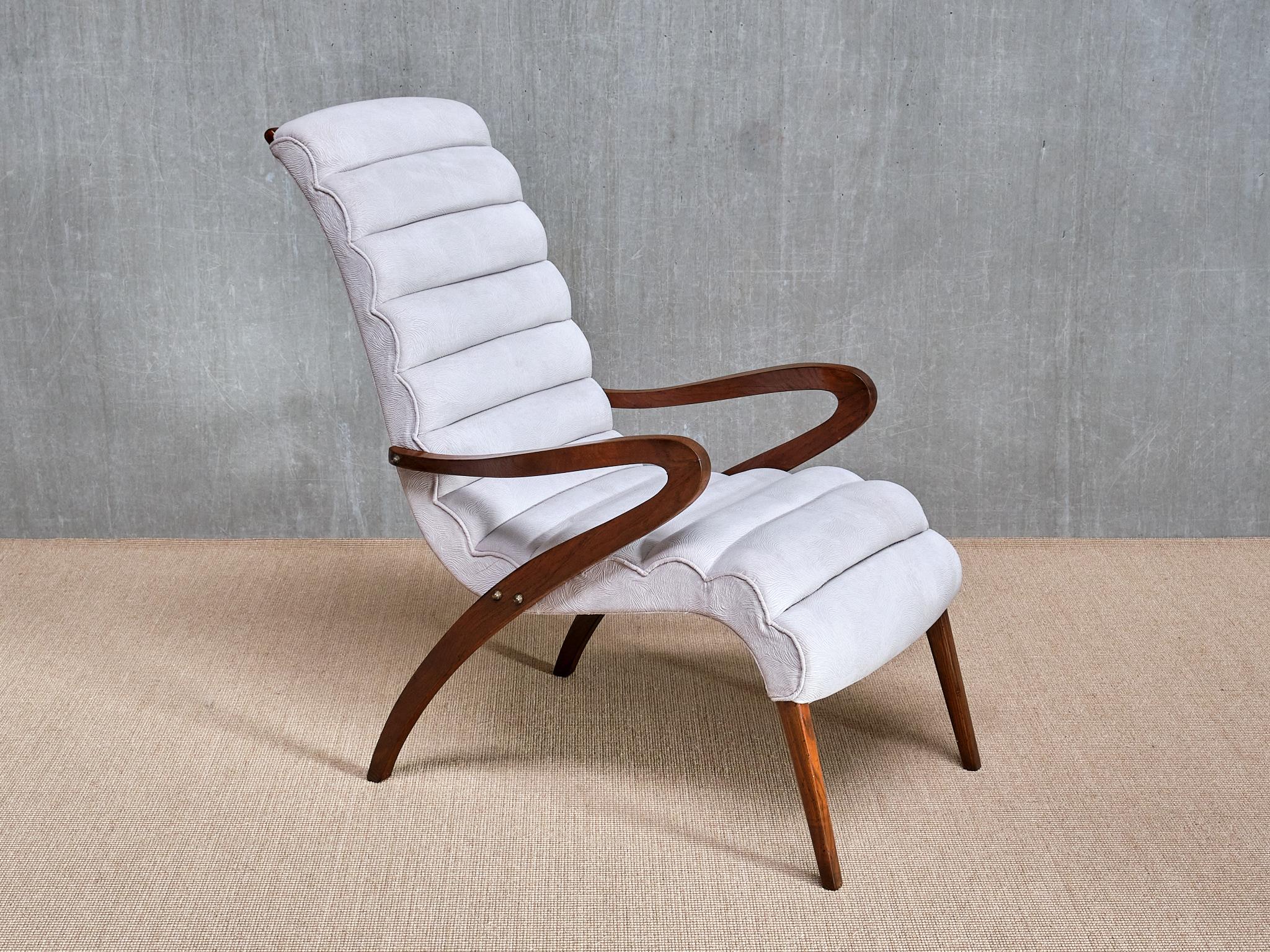 Exceptionnelle paire de fauteuils attribués à Carlo Enrico Rava, Italie, années 1940 en vente 7