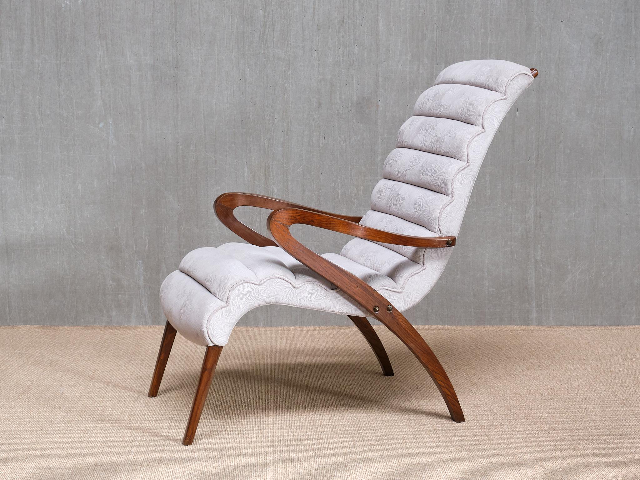 Exceptionnelle paire de fauteuils attribués à Carlo Enrico Rava, Italie, années 1940 en vente 8