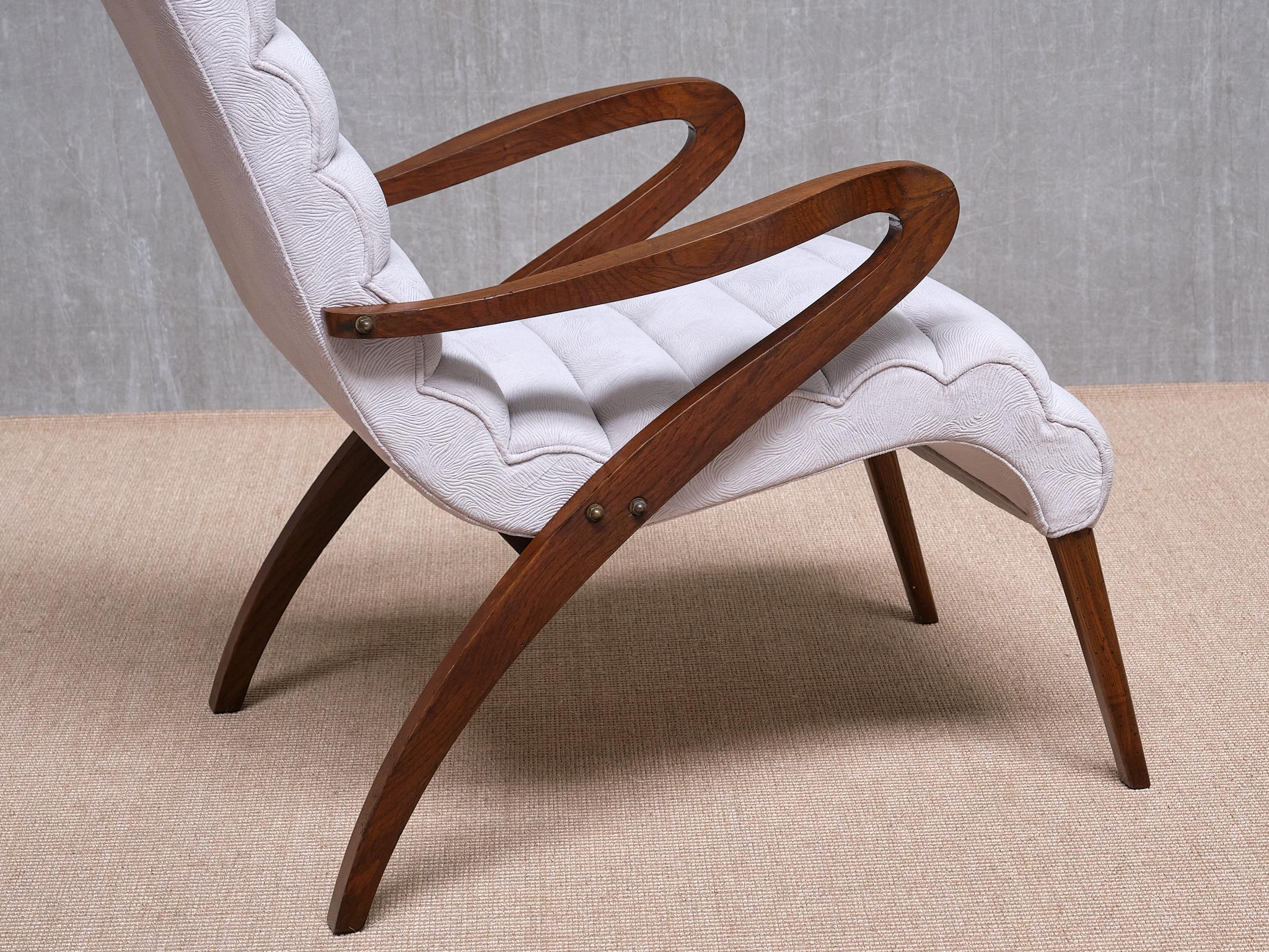 Exceptionnelle paire de fauteuils attribués à Carlo Enrico Rava, Italie, années 1940 en vente 2