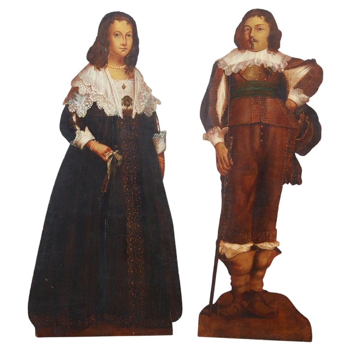 Exceptional Pair of Dummy Boards For Sale