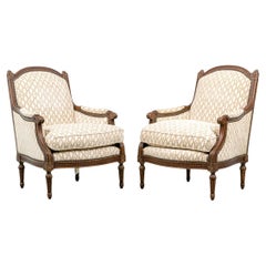 Exceptional Pair Of Fully Carved French Bergeres