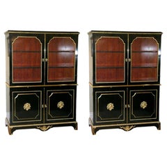 Exceptional Pair of Jansen Louis XVI Style Bookcases