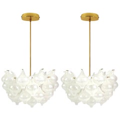 Exceptional Pair of Kalmar 'Tulipan' Light Fixtures, 1960s