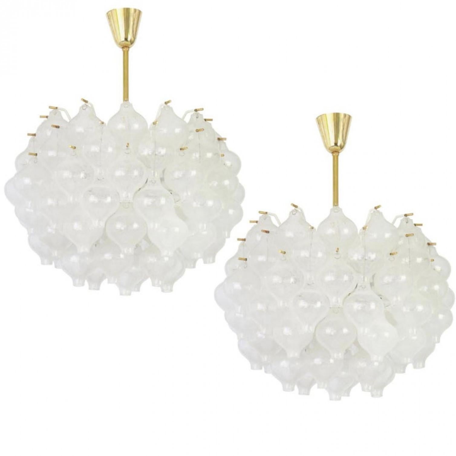 Exceptional Pair of Kalmar 'Tulipan' Wall Sconces, 1960s For Sale 5