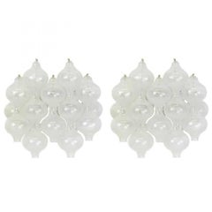 Exceptional Pair of Kalmar 'Tulipan' Wall Sconces, 1960s