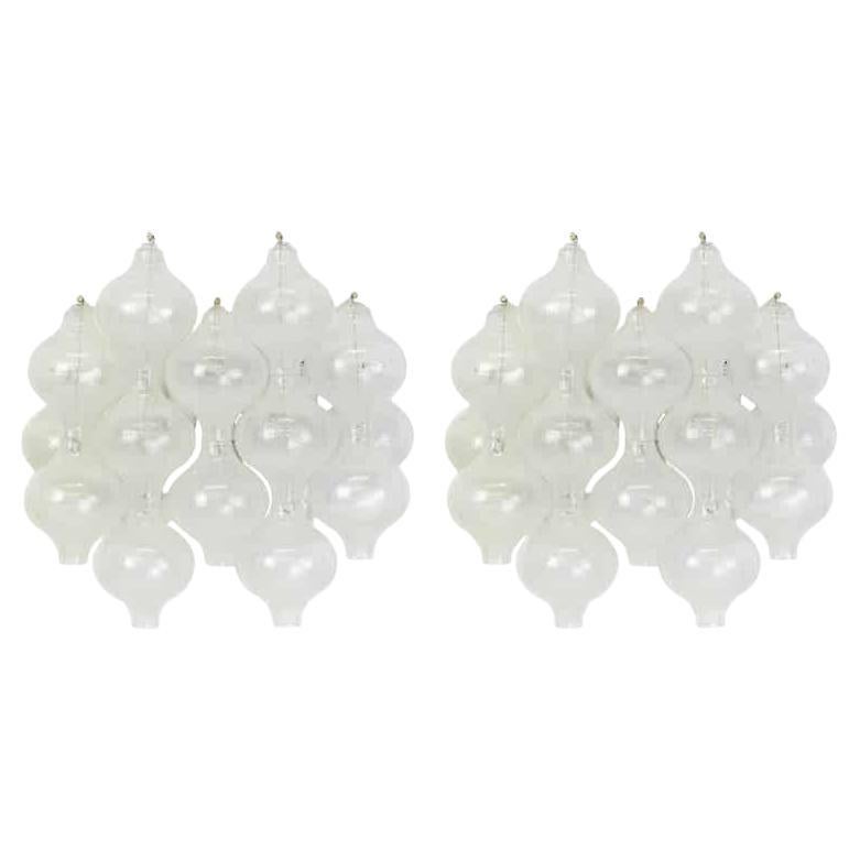 Exceptional Pair of Kalmar 'Tulipan' Wall Sconces, 1960s