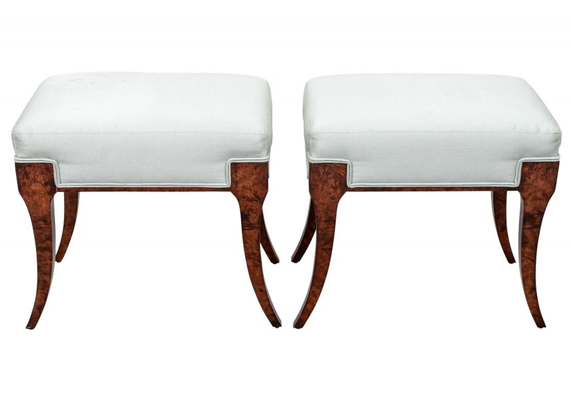 Exceptional Pair of Klismos Style Benches by William Switzer 7