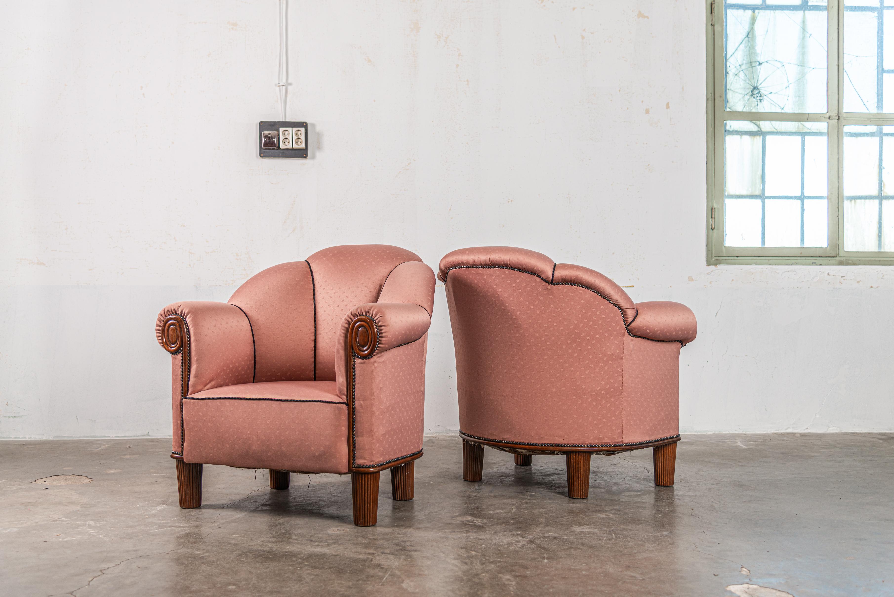 Exceptionnelle paire de chaises longues d'Otto Prutscher pour Thonet 1919 en vente 9