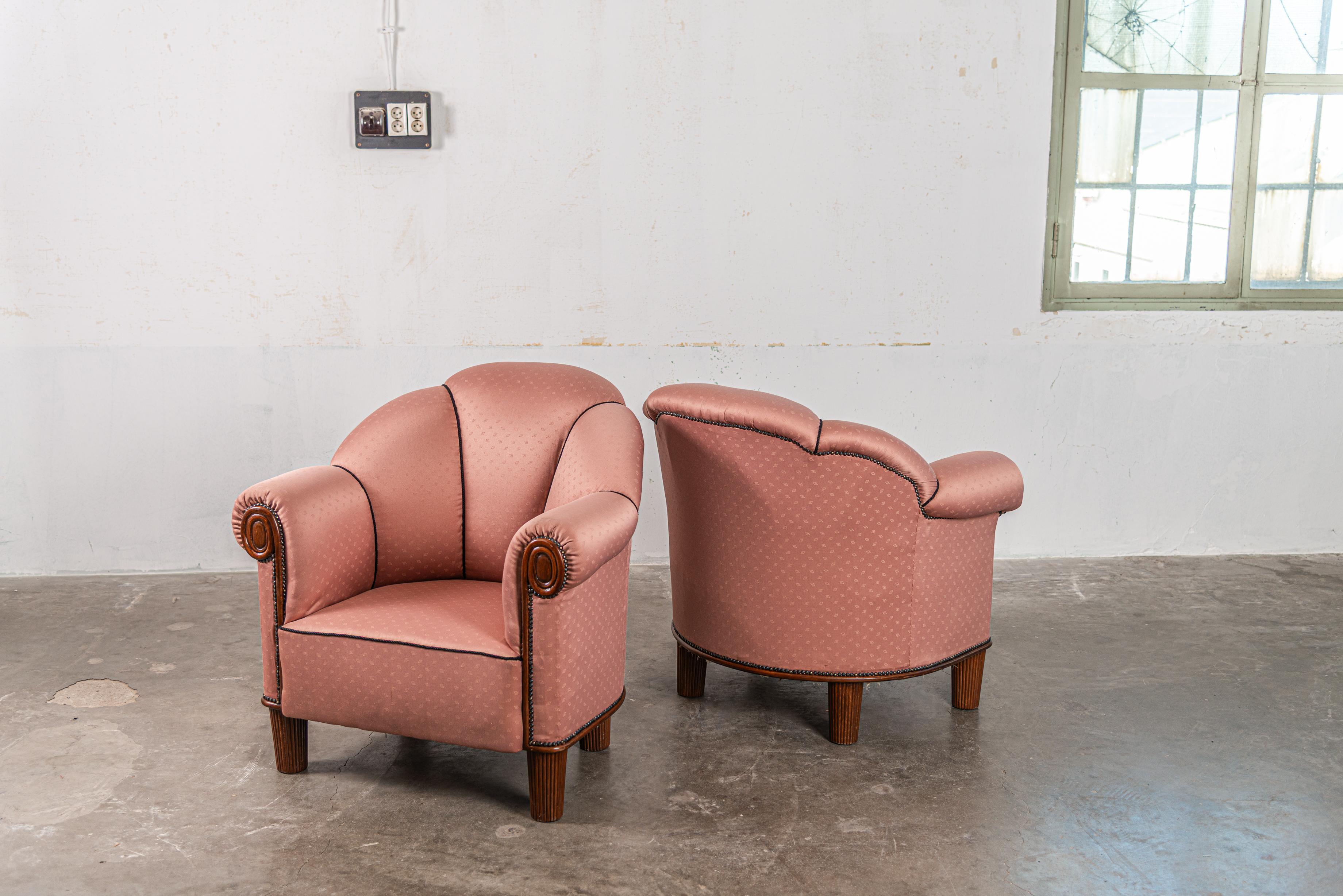 Exceptionnelle paire de chaises longues d'Otto Prutscher pour Thonet 1919 en vente 10