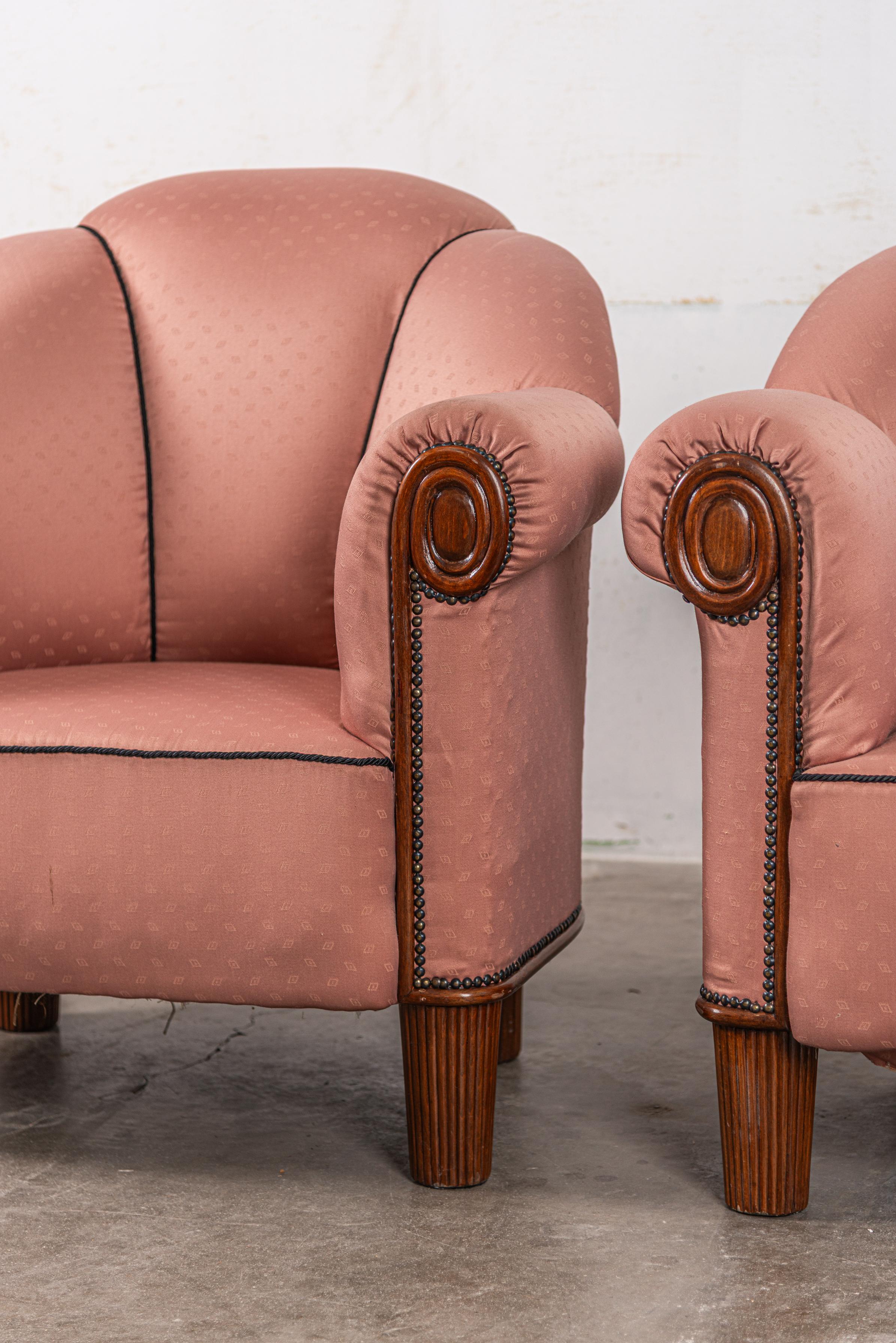 Exceptionnelle paire de chaises longues d'Otto Prutscher pour Thonet 1919 Bon état - En vente à Budapest, HU