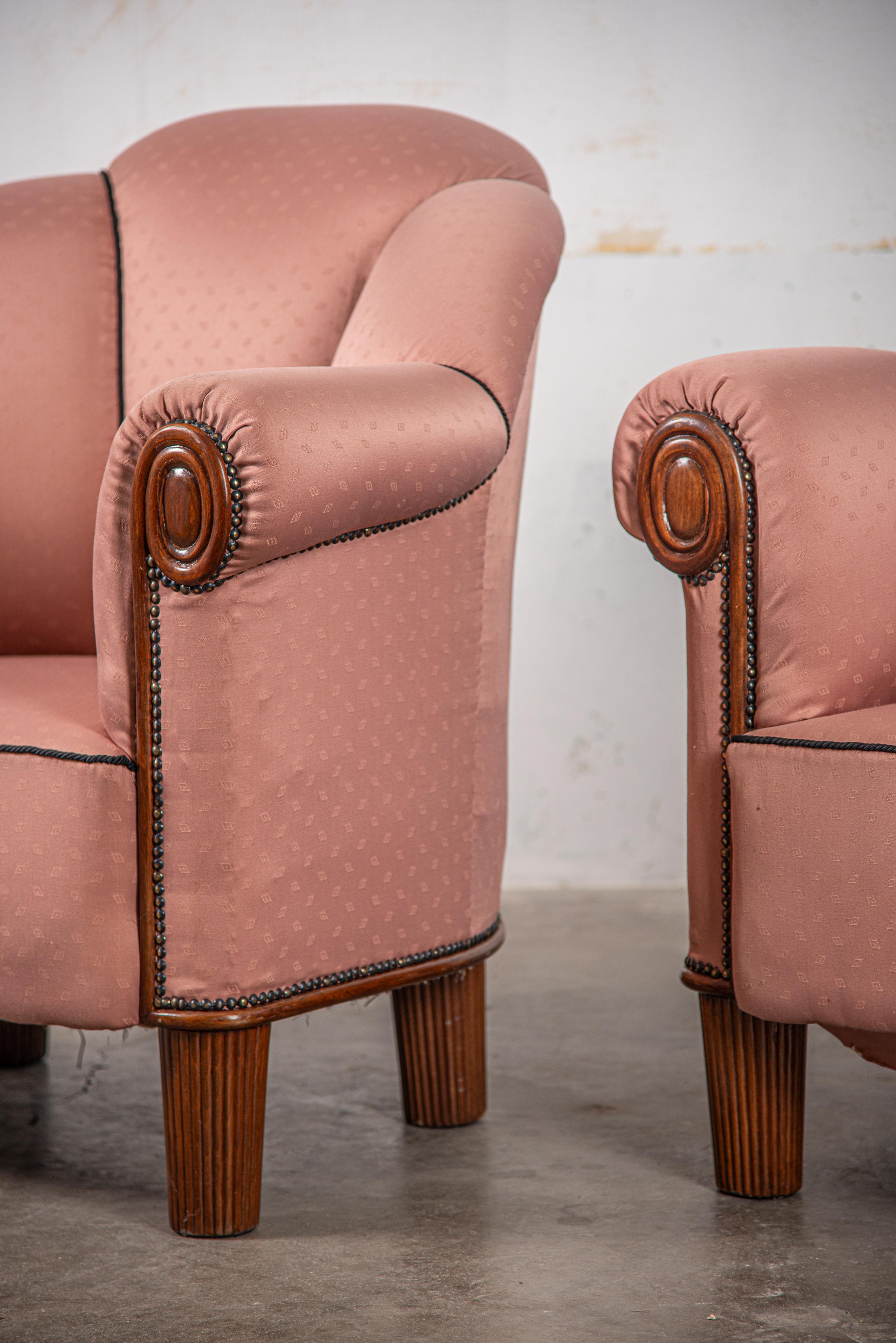 Exceptionnelle paire de chaises longues d'Otto Prutscher pour Thonet 1919 en vente 2