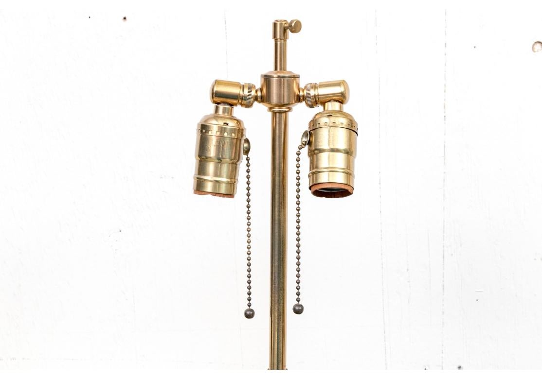 Exceptional Pair Of Neoclassical Style Porphyry Table Lamps For Sale 14