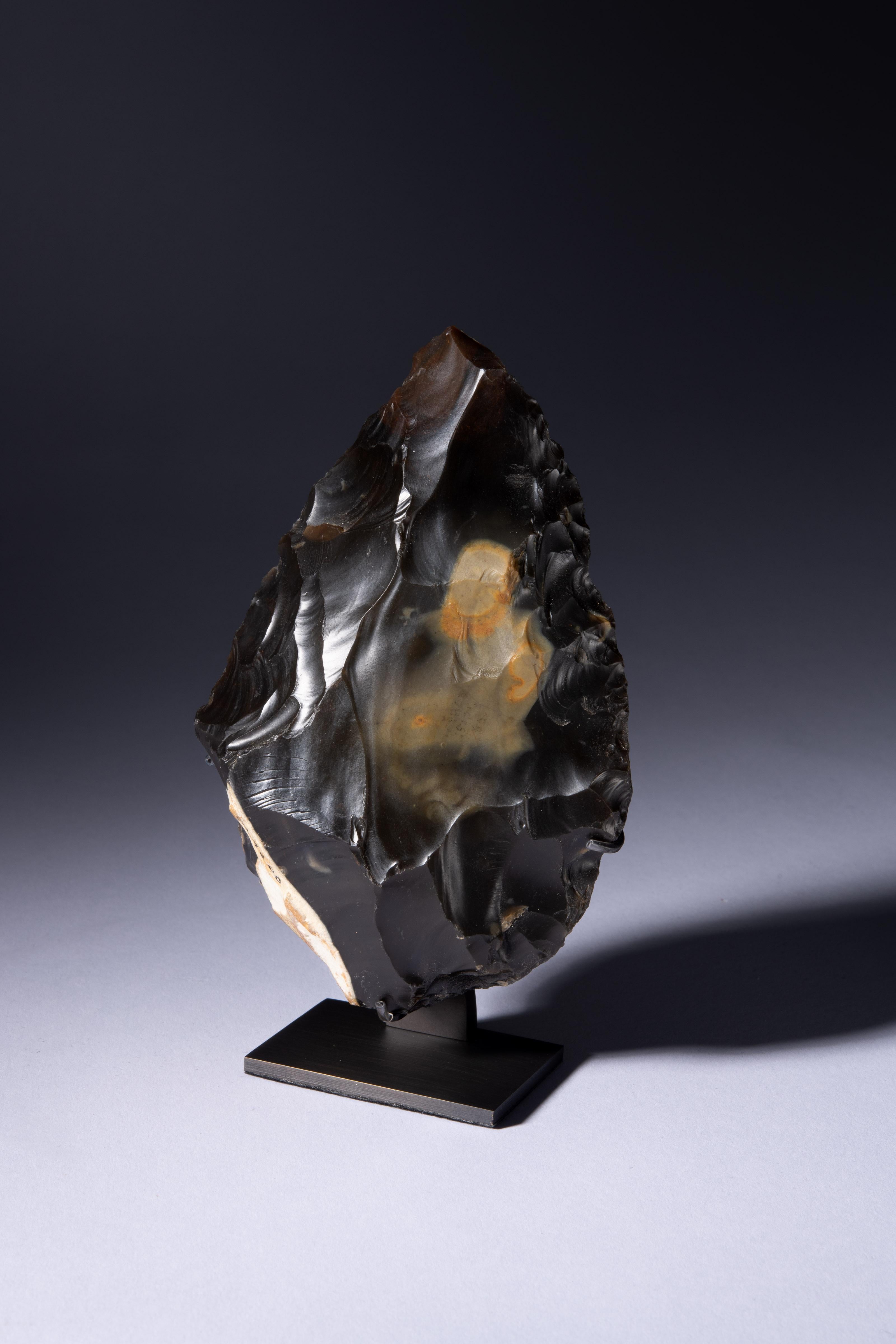 Paleolithic Flint Handaxe from Prehistoric Northern France In Excellent Condition In London, GB